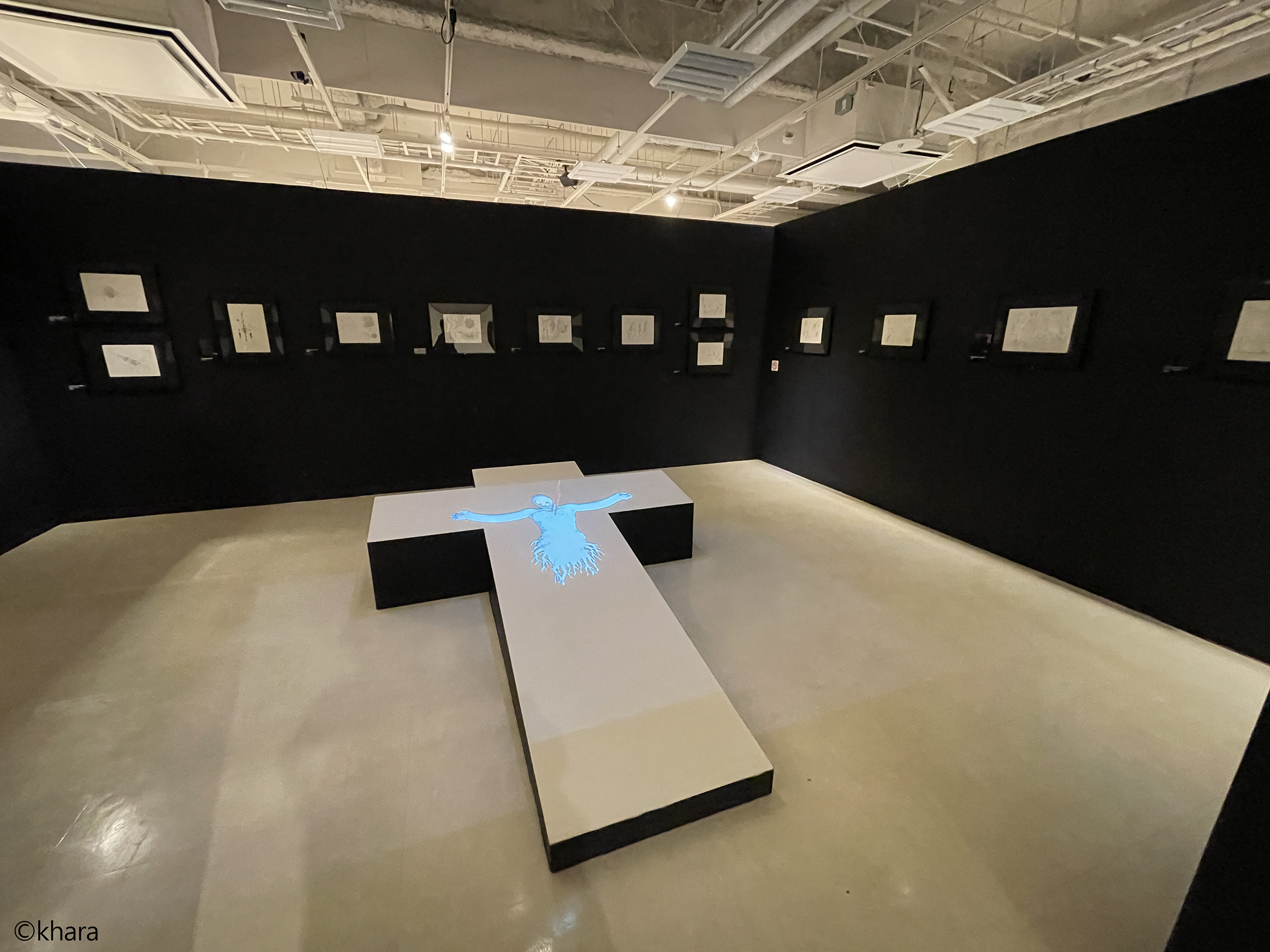 圖04_新世紀福音戰士展 VISUAL WORKS展區示意圖/照片來源:靜岡場