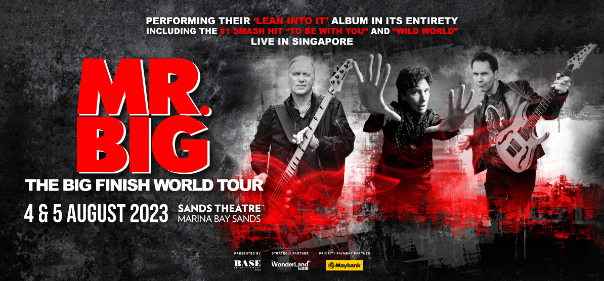 Mr Big 'The Big Finish' World Tour in Singapore Concert