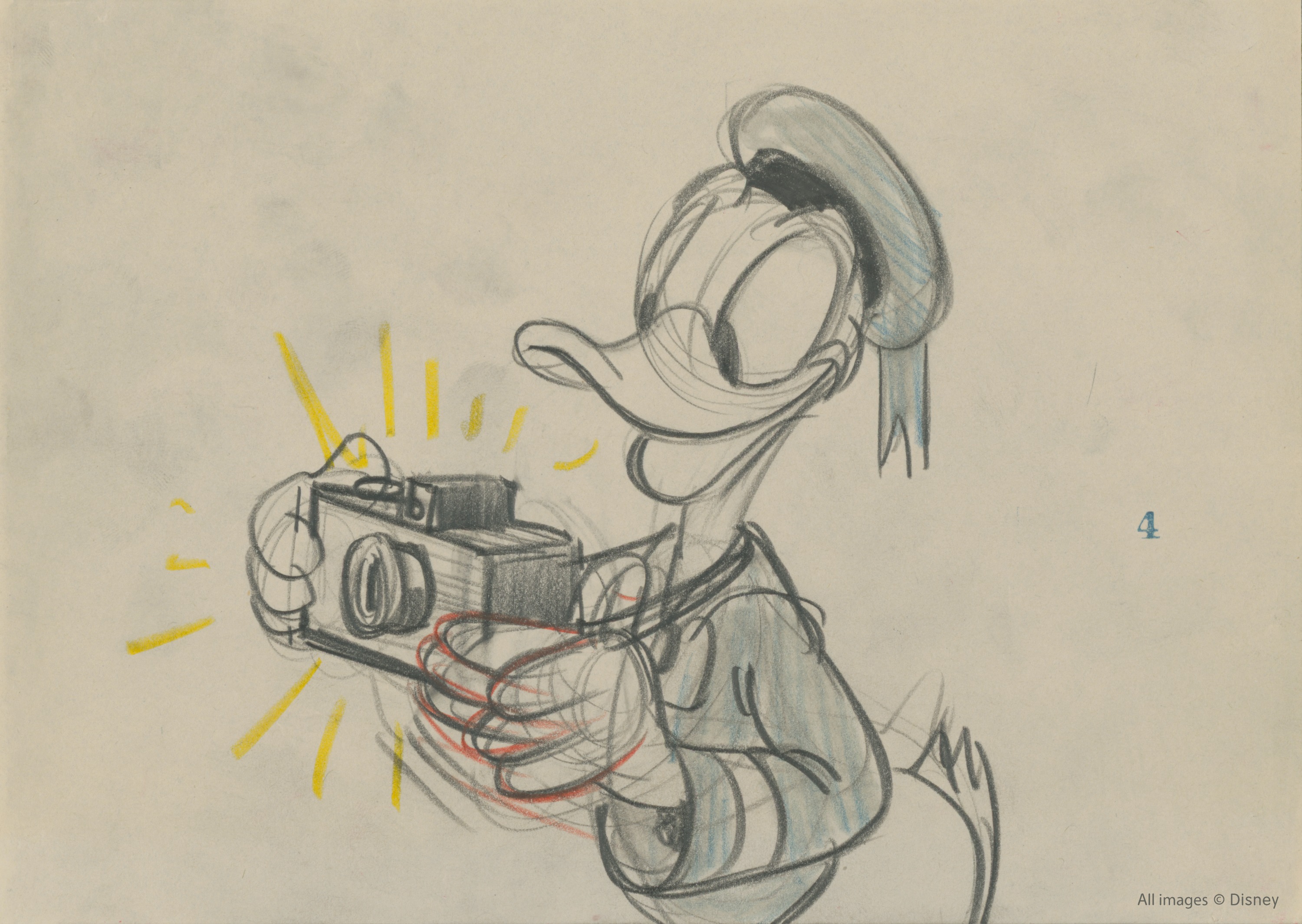 唐老鴨的相機，1941年。(Donald's Camera, 1941)