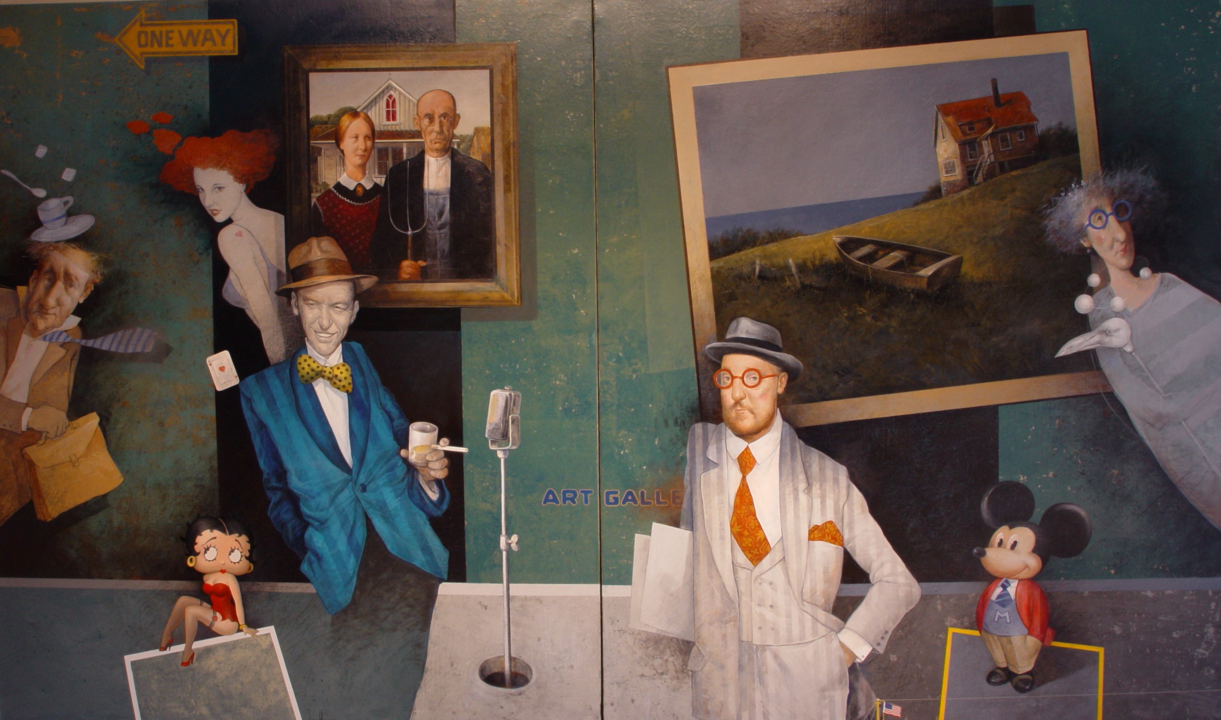 8. Manuel Lopez Herrera《That_s life》_油畫_130 x 220cm_2021_西班牙