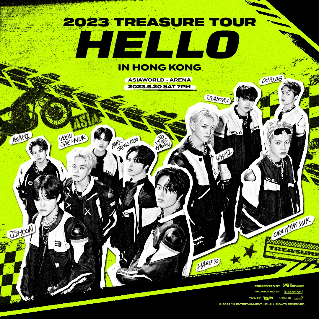 treasure hello tour wikipedia