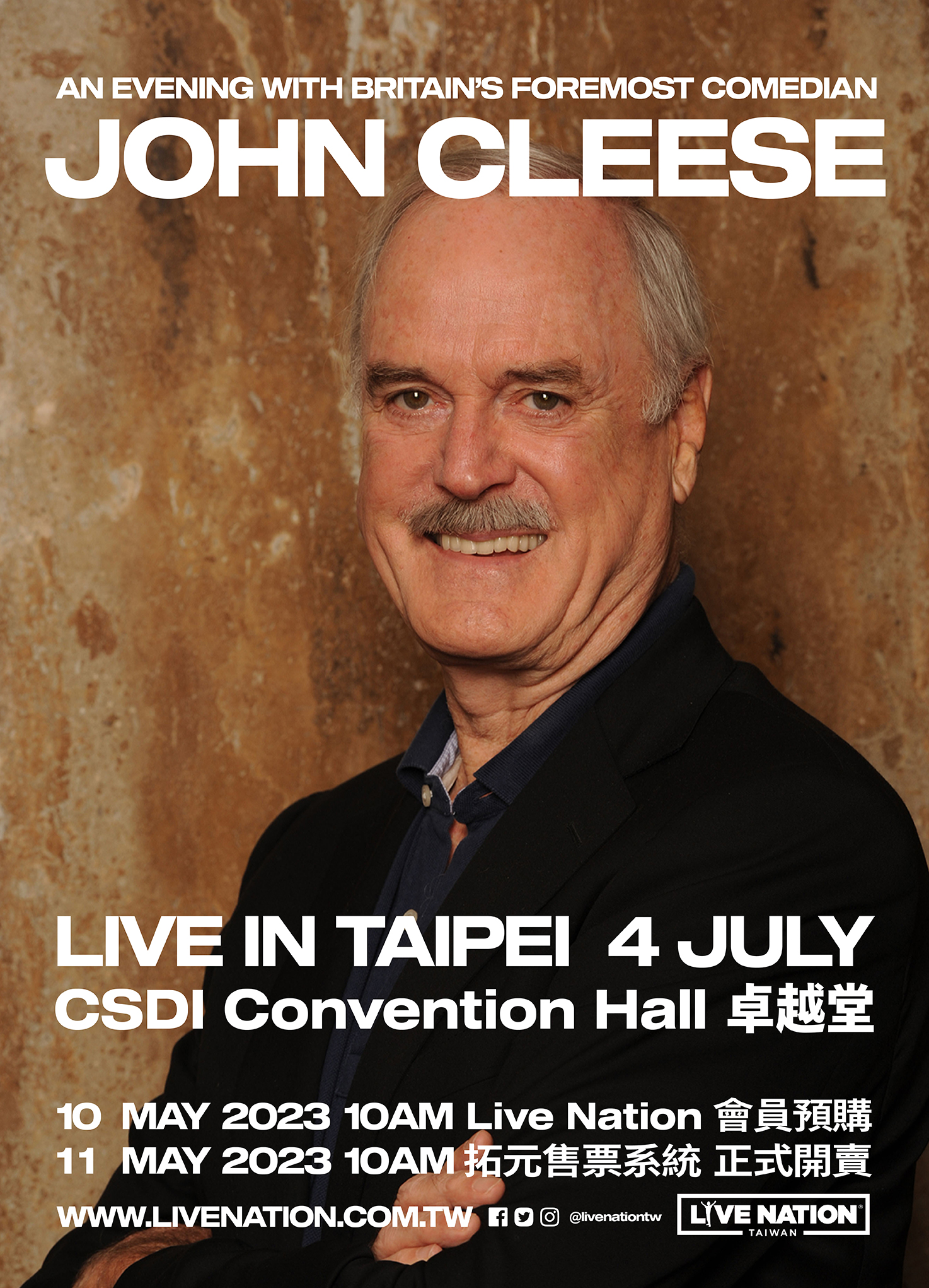 JOHN CLEESE LIVE IN TAIPEI 2023｜站立喜劇