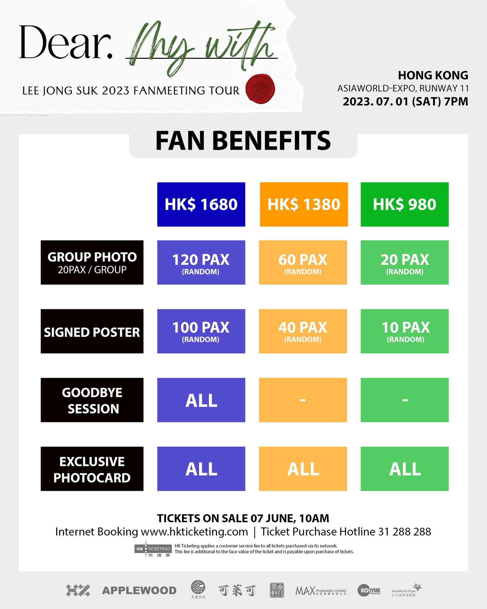 LEE JONG SUK Hong Kong 2023 FANMEETING TOUR