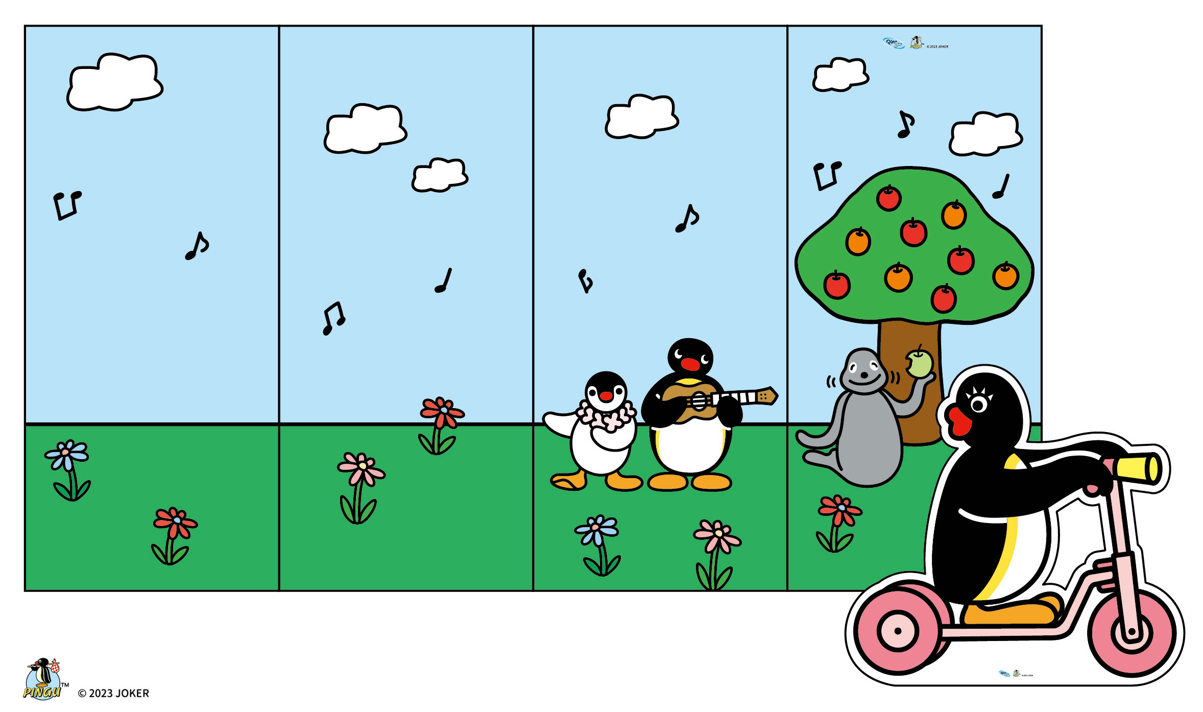 圖2-4 企鵝出遊趣