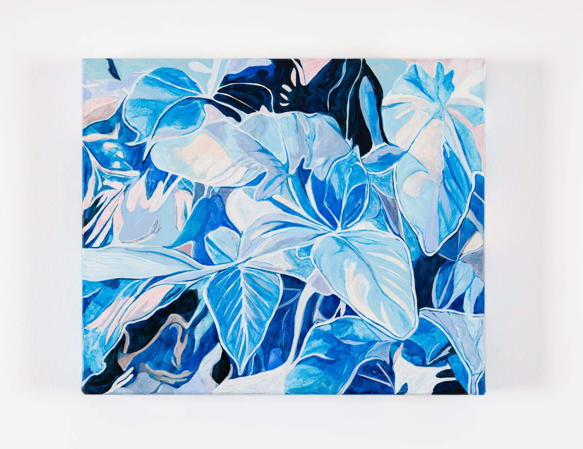 簡喬倩_無相 五_丙烯、木顏色、布本_25 x 30 厘米_2022年_凱倫偉伯畫廊 (1)