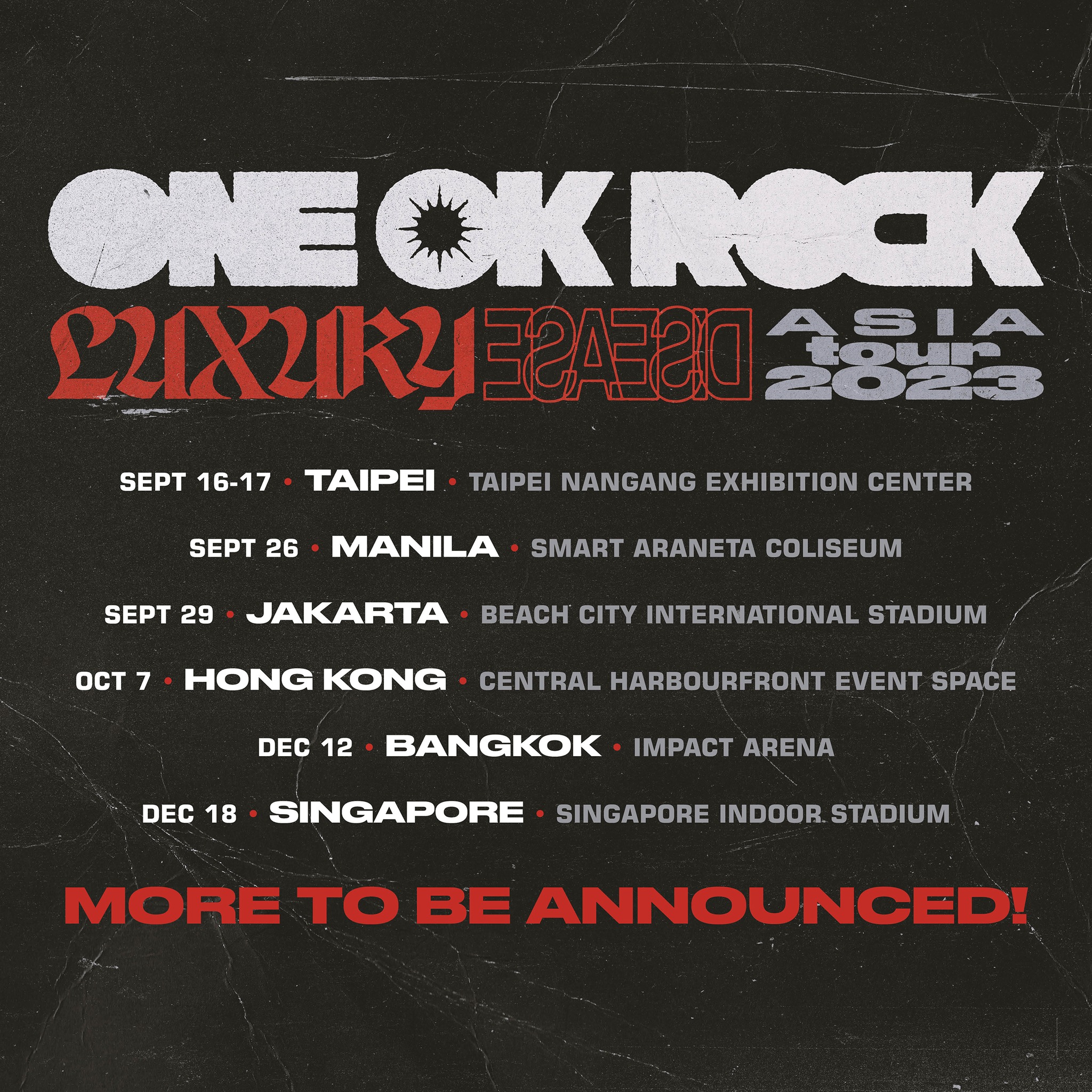 one ok rock tour 2023 singapore