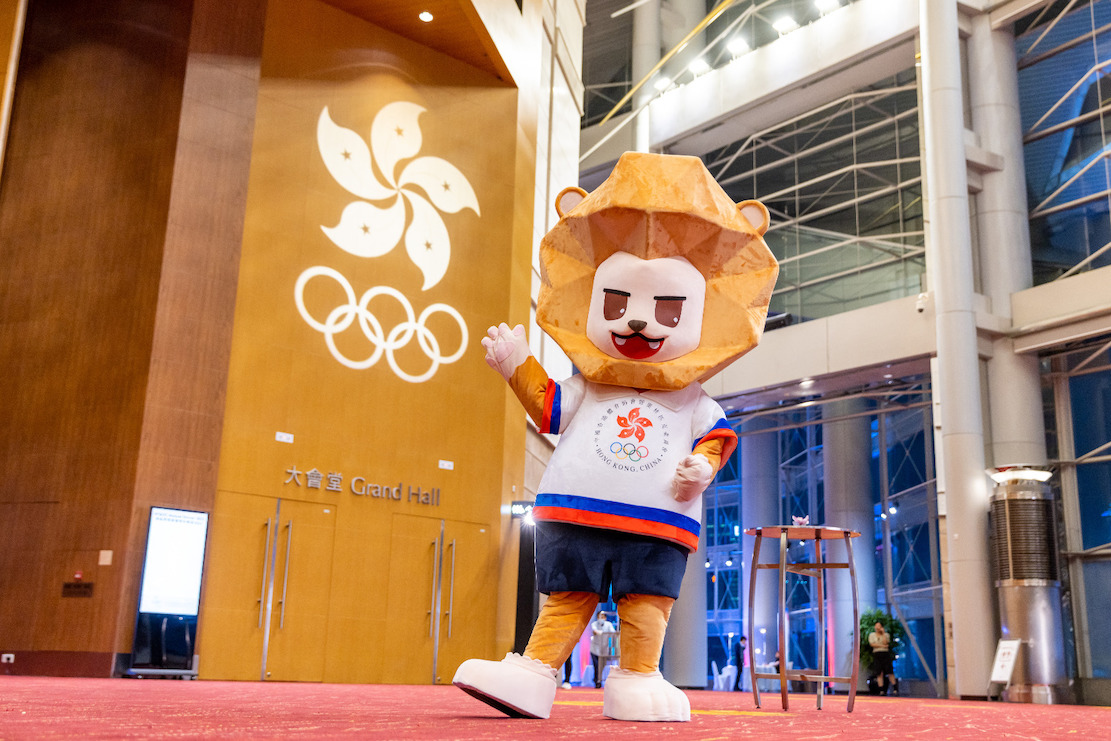 中國香港代表隊吉祥物堅仔打卡時段 (1)