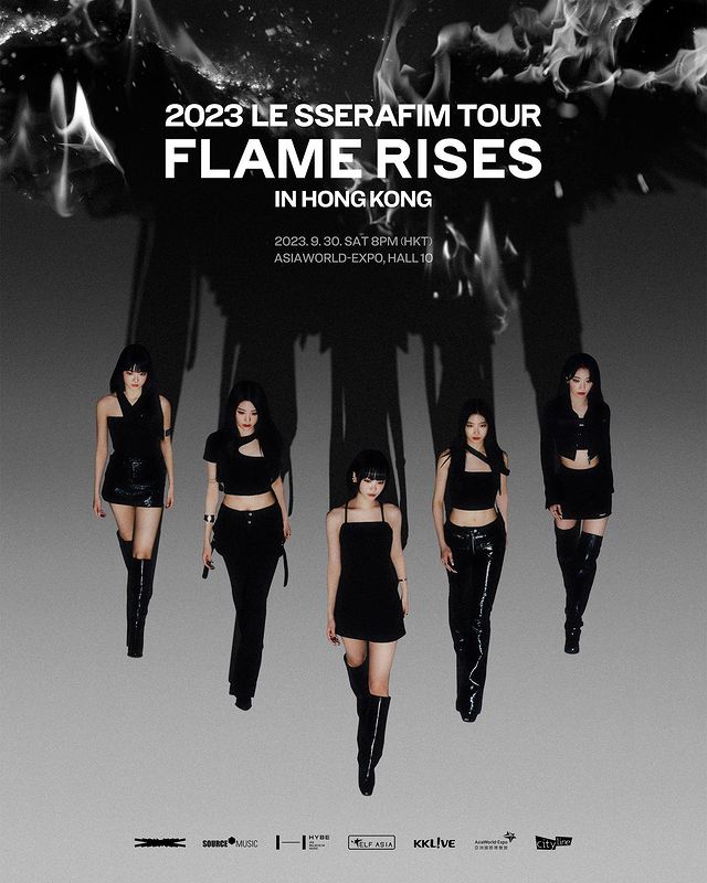 LE SSERAFIM TOUR 'FLAME RISES' IN HONG KONG 2023 Concert