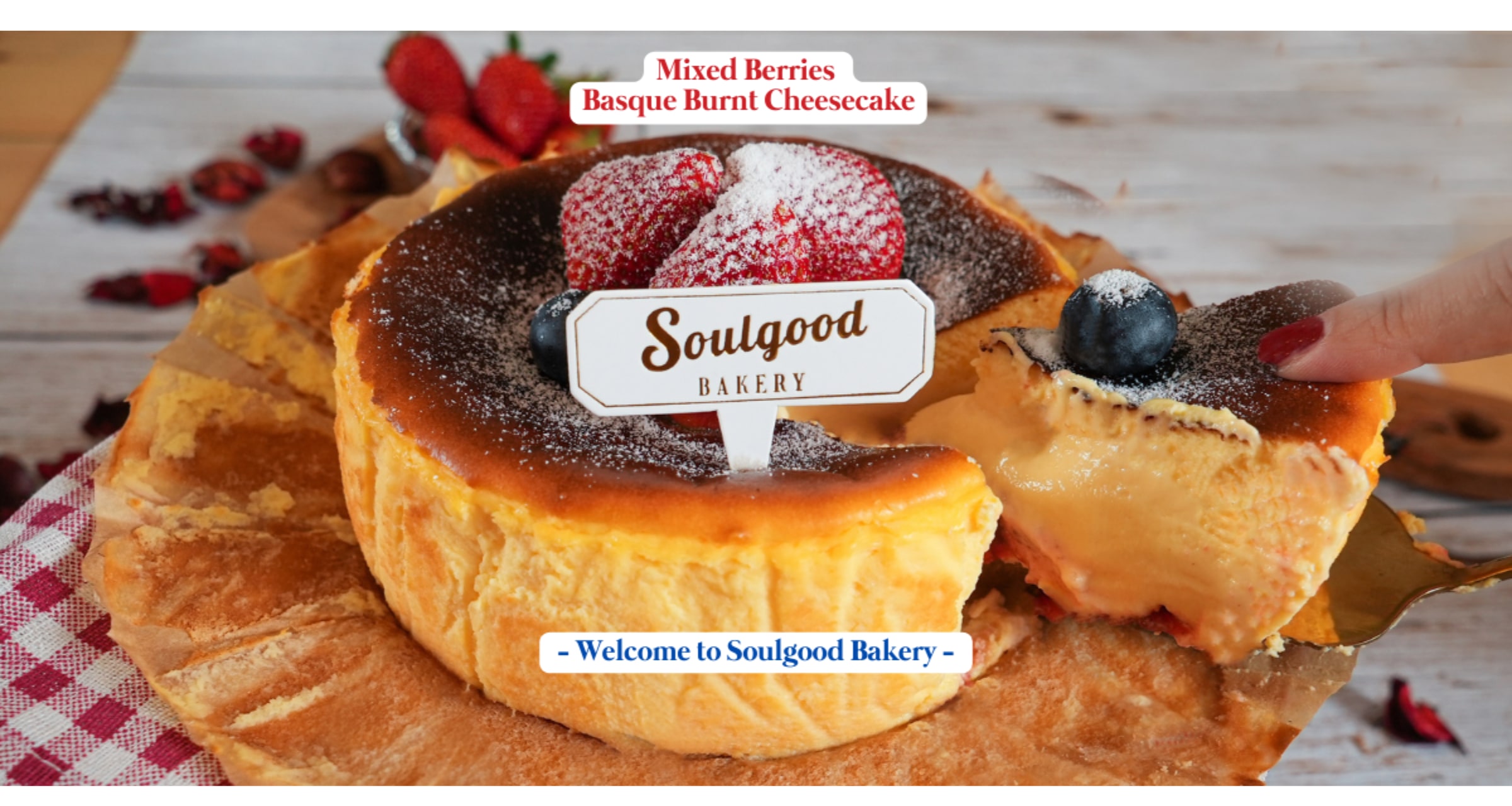 Soulgood Bakery・Unique 3 Layered Basque Burnt Cheesecake | Cake Jar | Farewell Treats | Pick Up at K11 Musea or Delivery | Up to 12% off
