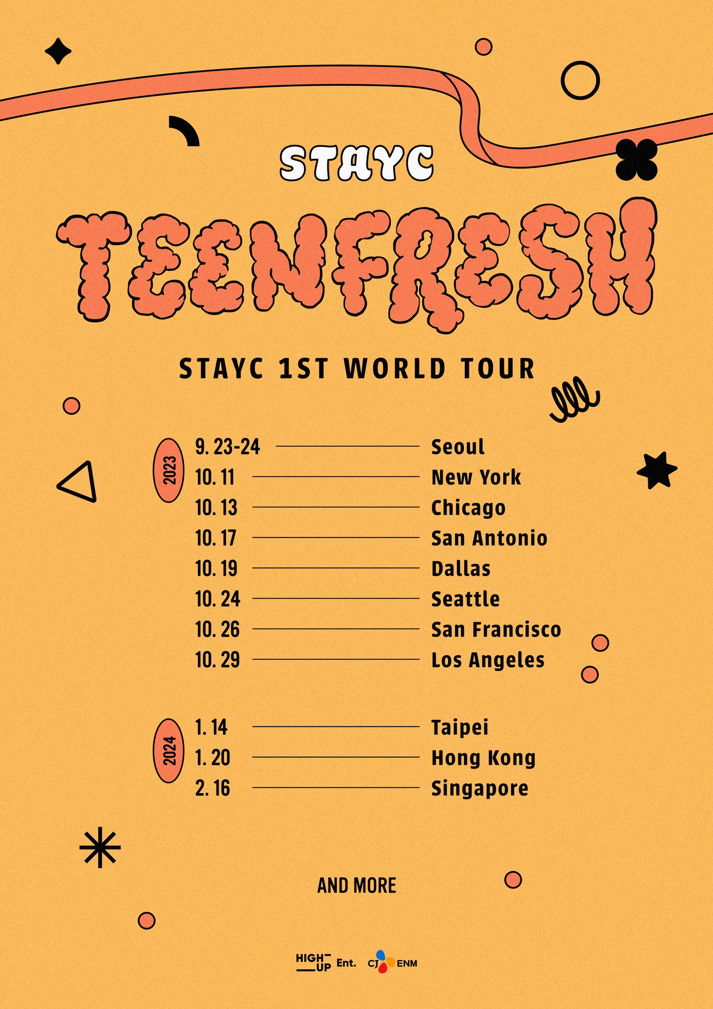 STAYC 1ST WORLD TOUR [TEENFRESH] in Hong Kong Concert