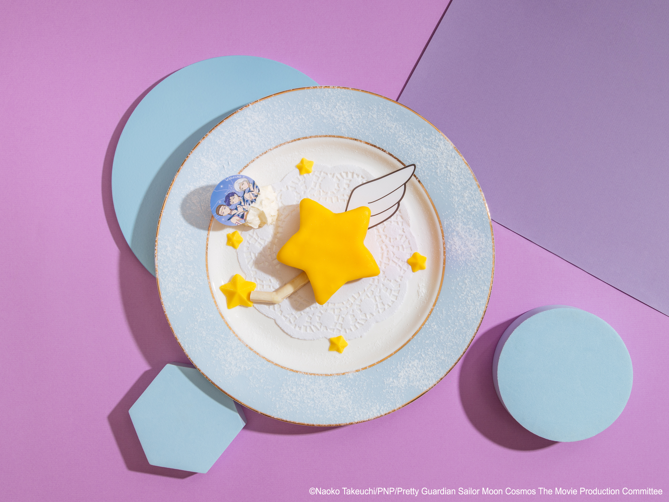 圖1-2水手星光戰士耳麥造型蛋糕