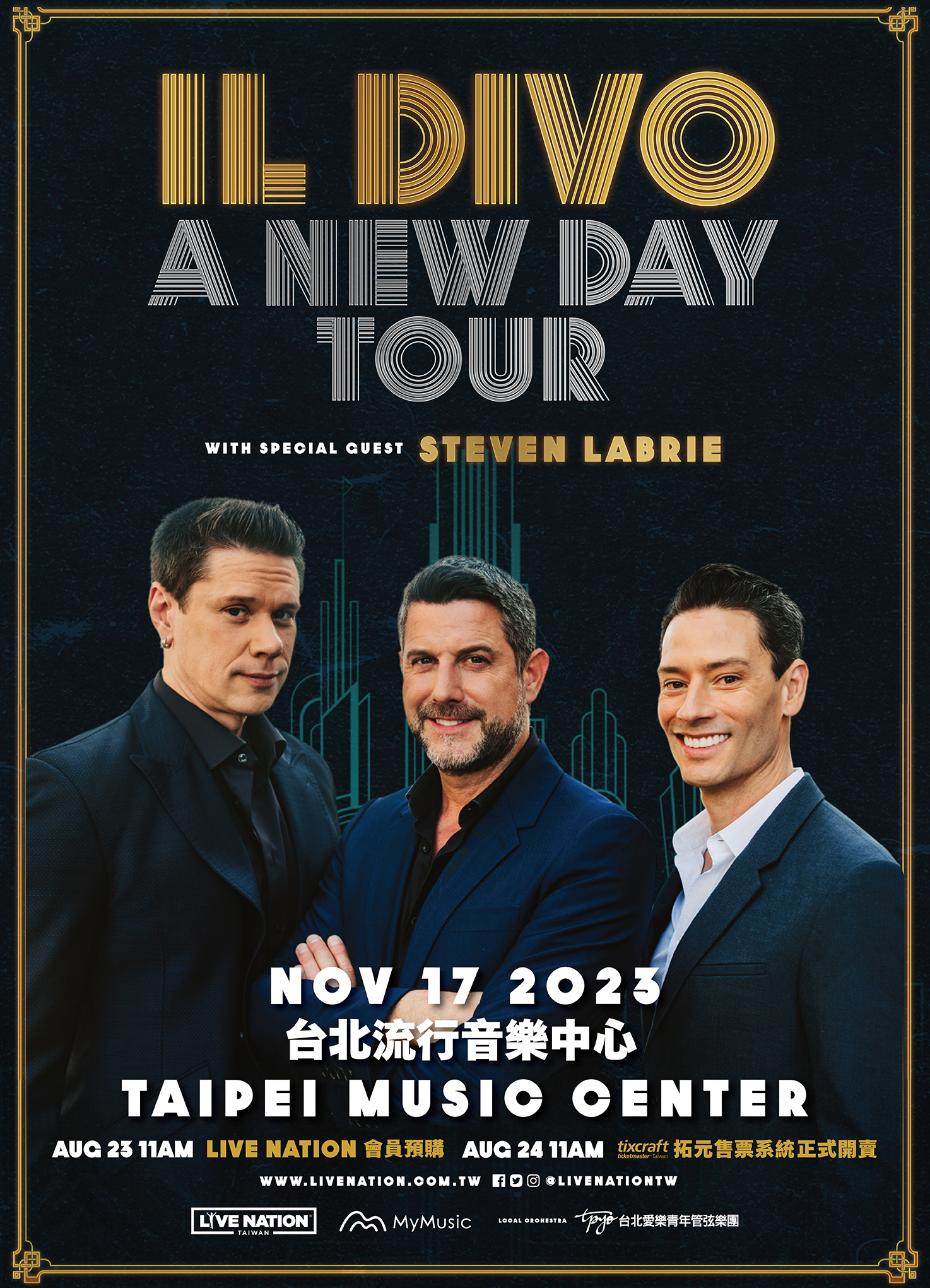 Il Divo A New Day Tour in Taipei｜Taipei Music Center