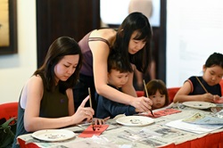 10 Dropin Craft Station  Chinese Calligraphy TryOut