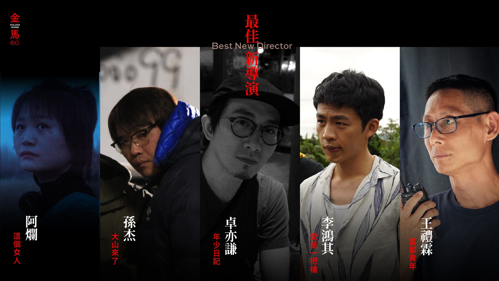 2023 第60屆金馬獎頒獎典禮入圍名單-最佳新導演