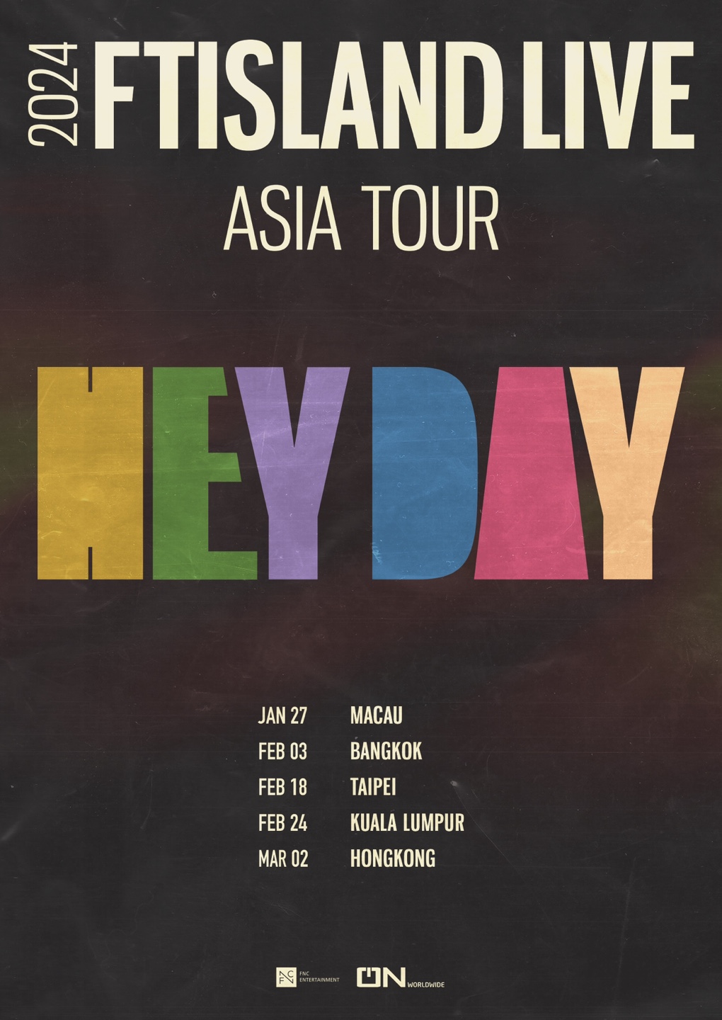 2024 FTISLAND LIVE 'HEY DAY' ASIA TOUR in Taipei