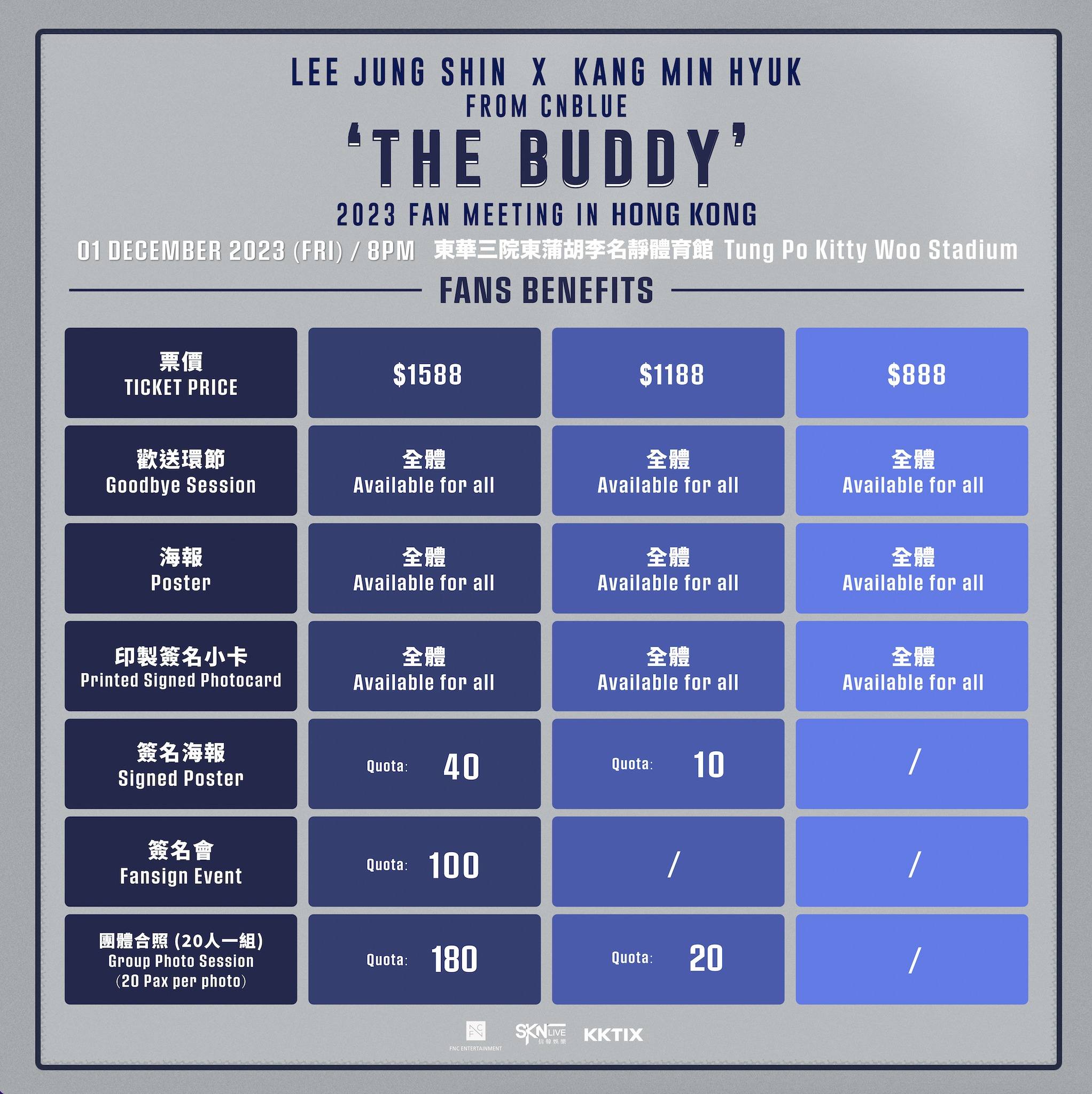 CNBLUE 姜敏赫&李正信粉絲見面會2023【最新粉絲福利】