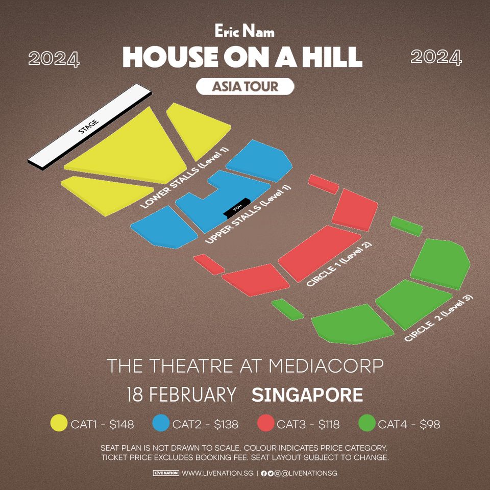 Eric Nam House on a Hill World Tour in Singapore 2024