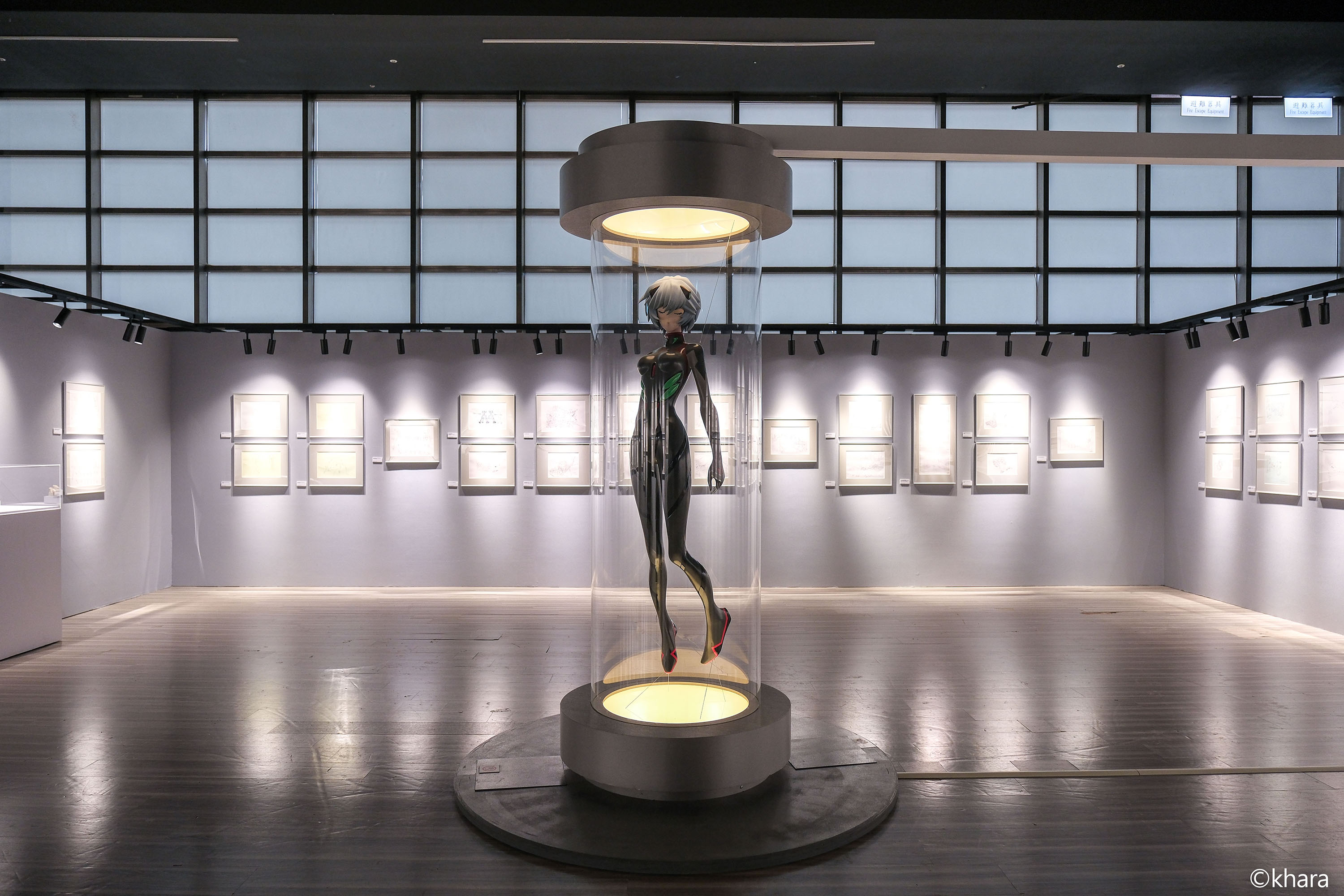 新世紀福音戰士展 VISUAL WORKS展區示意圖／照片來源：台北場