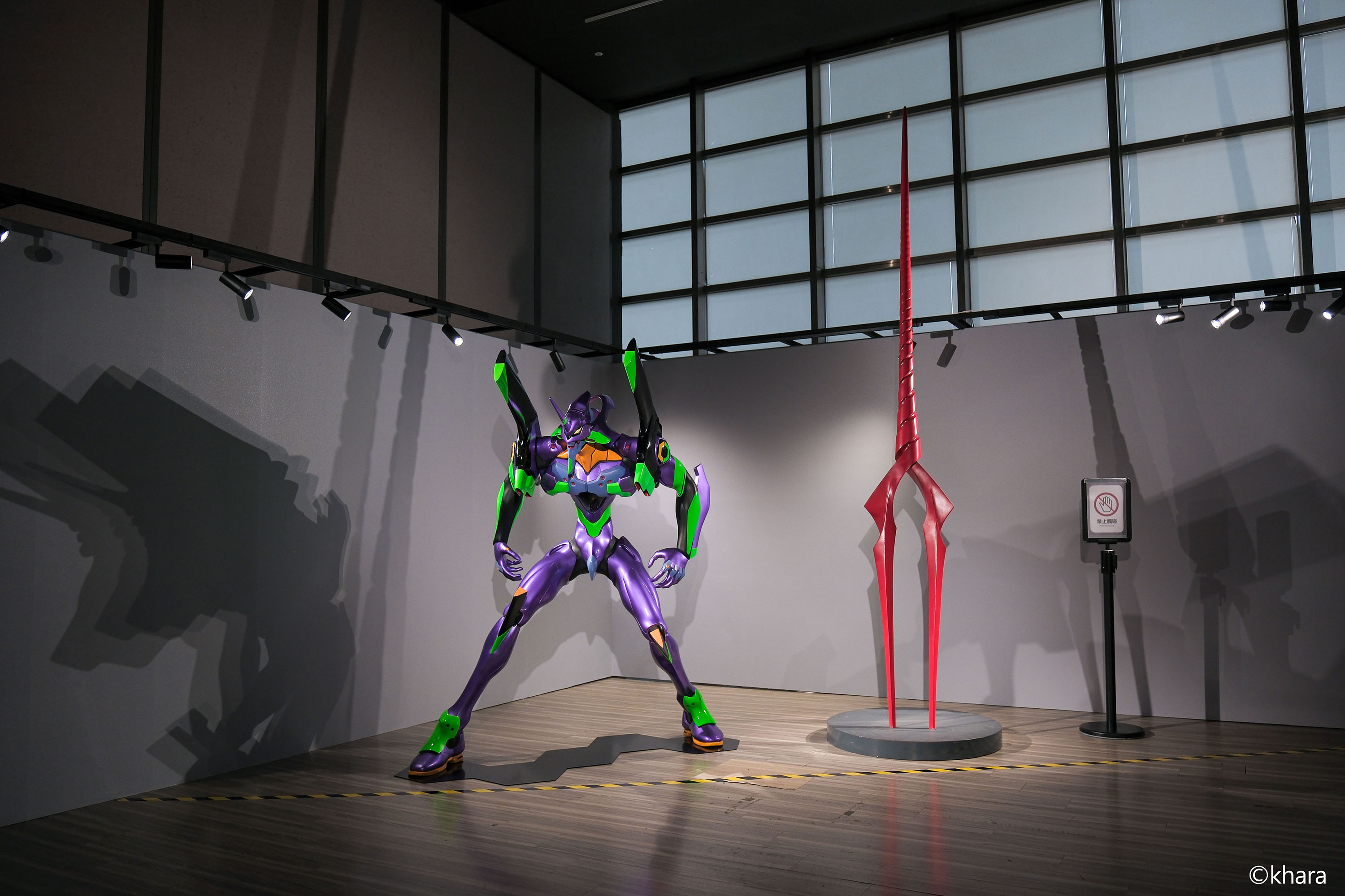 新世紀福音戰士展 VISUAL WORKS展區示意圖／照片來源：台北場