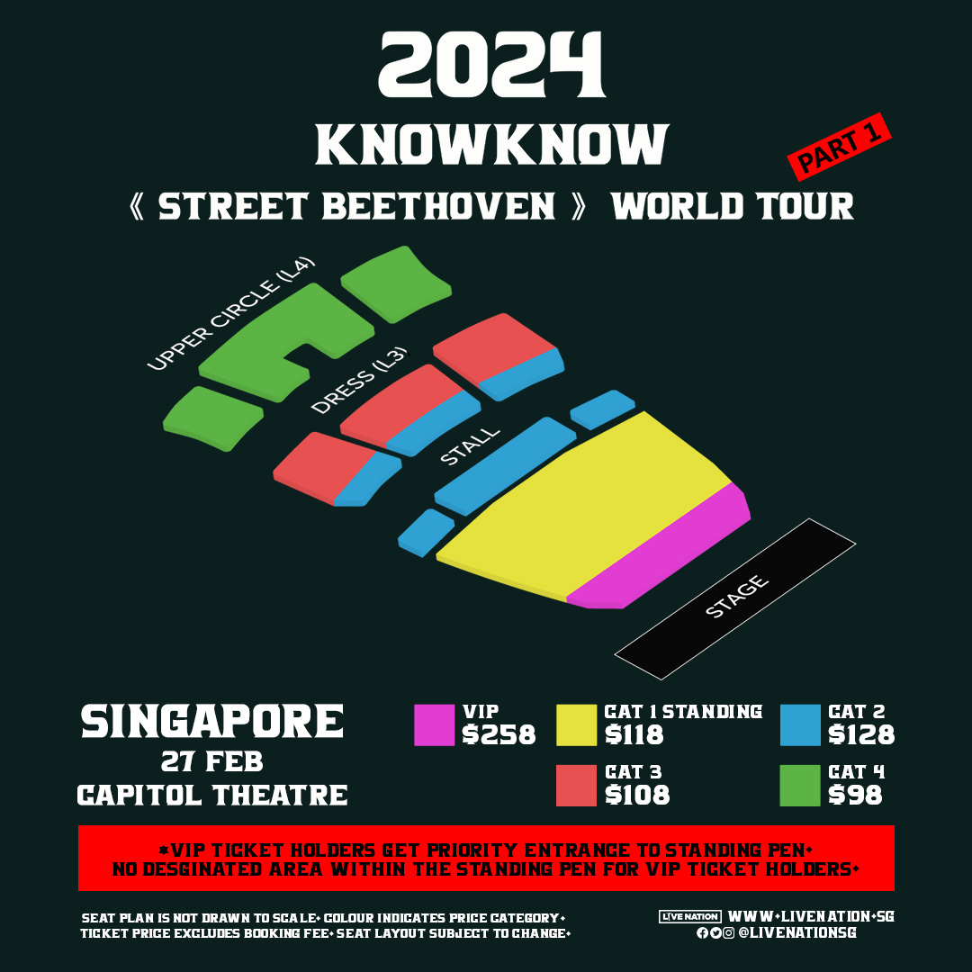 2024 KNOWKNOW WORLD TOUR SINGAPORE PART 1 | Capitol Theatre