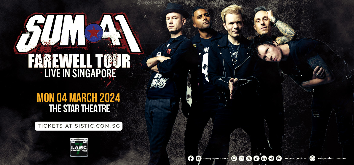 SUM 41 Live in Singapore - The Star PAC