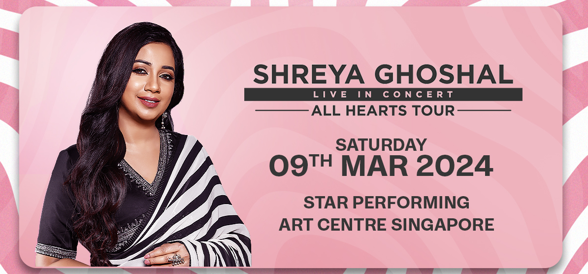 Shreya Ghoshal Live In Concert All Hearts Tour 2024