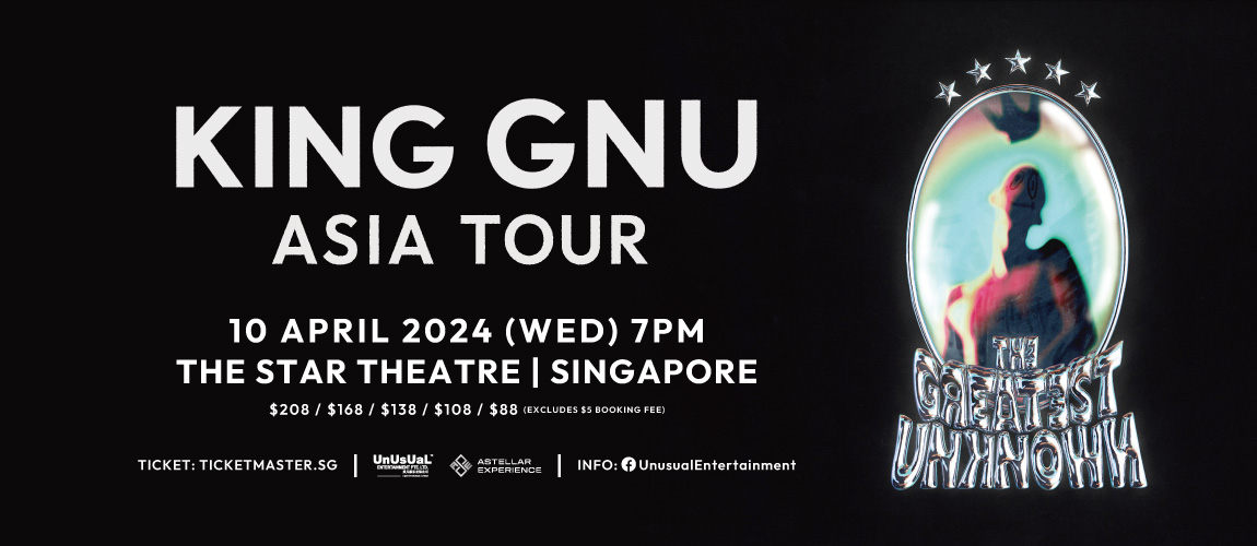 King Gnu Asia Tour In SIngapore | Concert | The Star Theatre