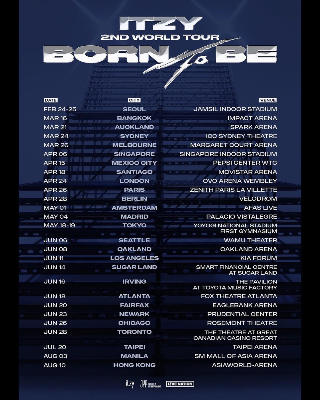 ITZY 2ND WORLD TOUR<BORN TO BE> IN HONG KONG 2024 | Concert