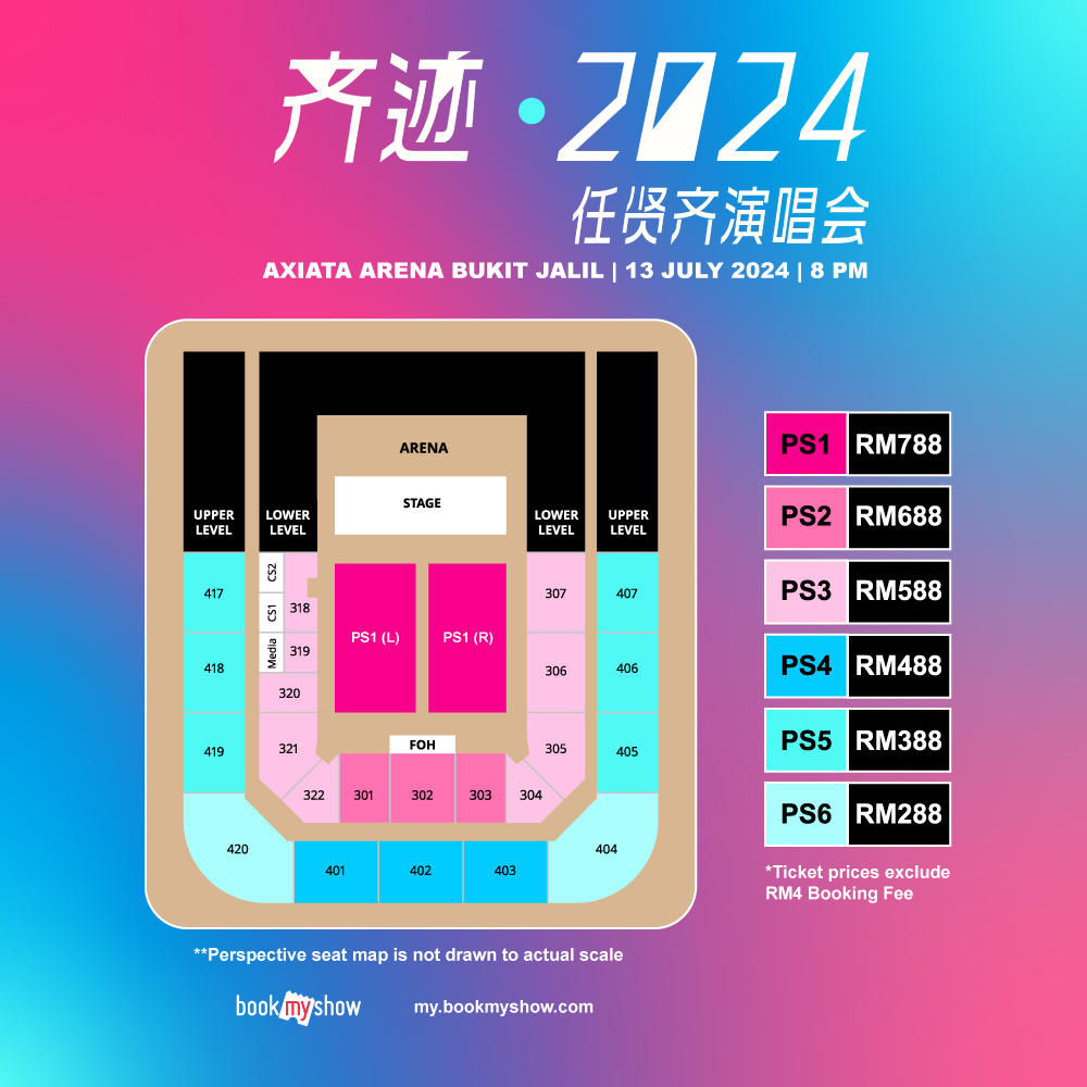 Richie Jen Concert In Malaysia 2024 齐迹 Axiata Arena