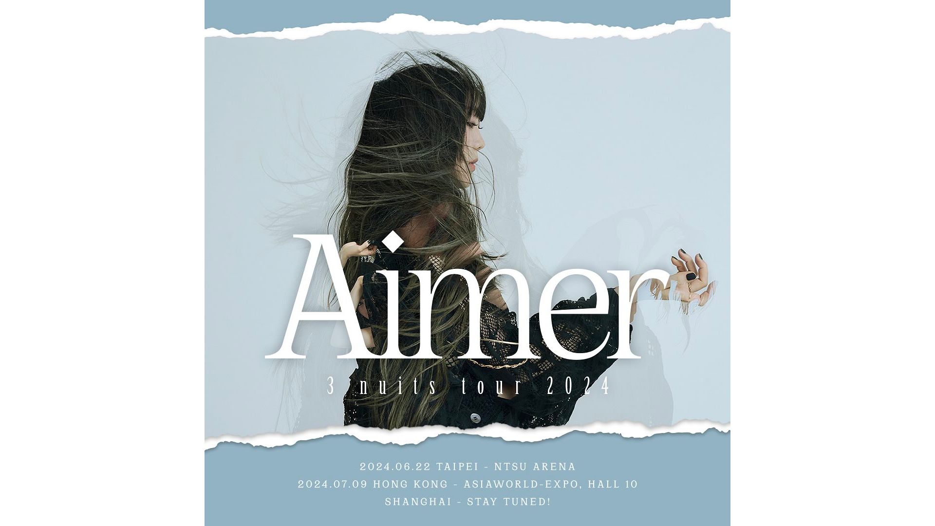 Aimer演唱會2024台北站（加開一場）｜Aimer 3 nuits tour 2024 in Taipei｜林口體育館