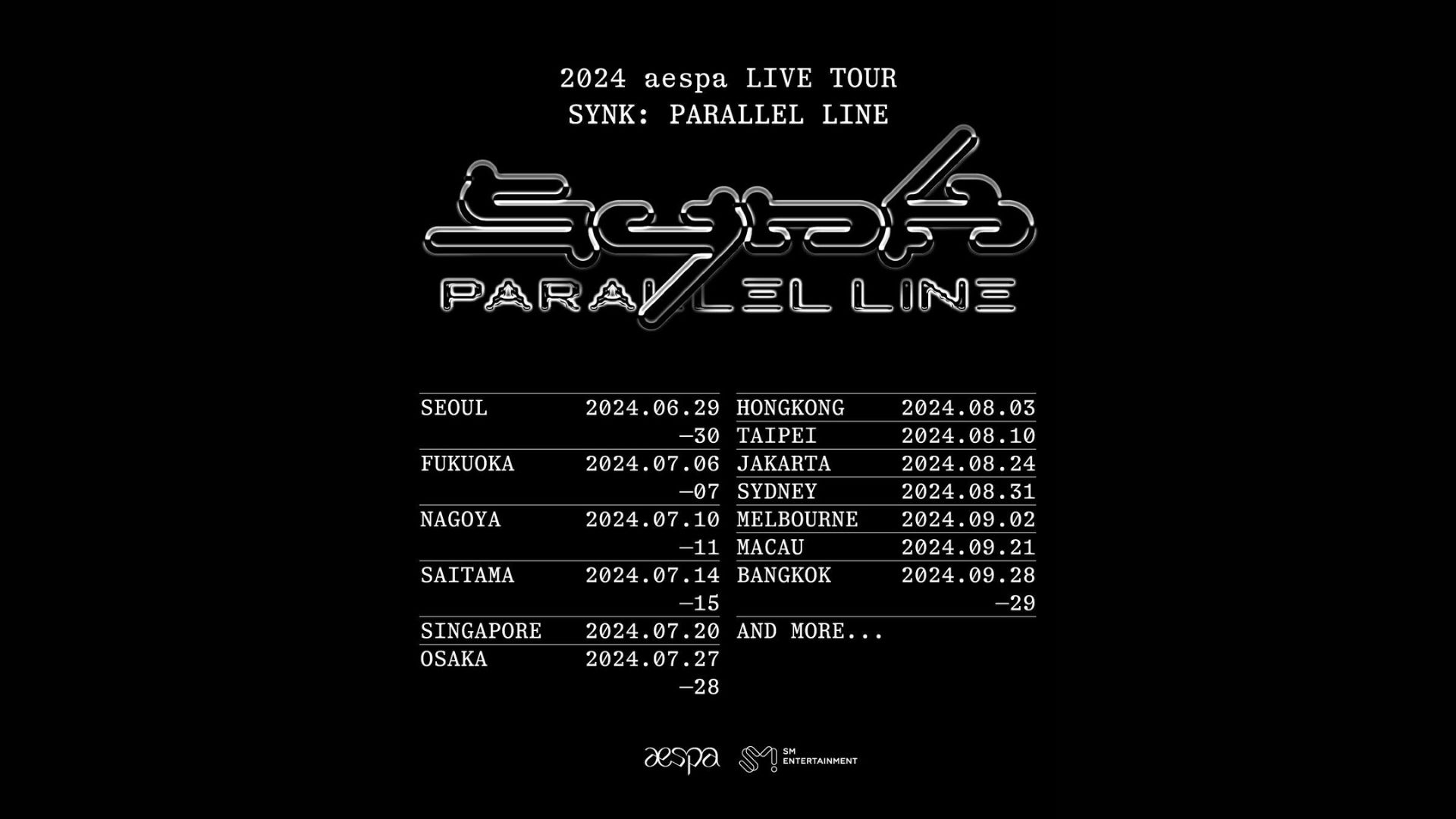 2024 aespa LIVE TOUR SYNK Parallel Line Jakarta