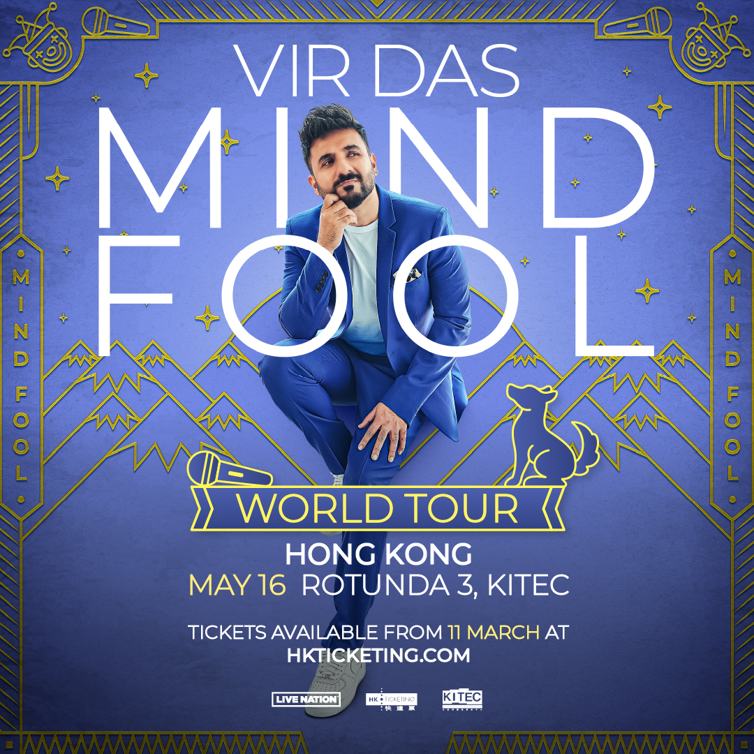 Vir Das: Mind Fool Tour in Hong Kong 2024