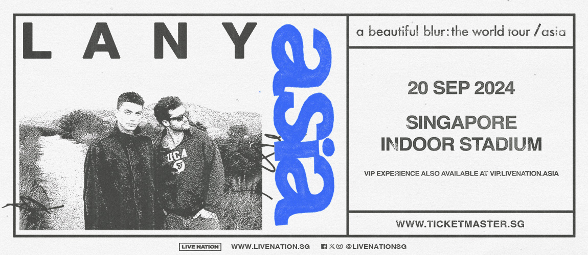 LANY - a beautiful blur: the world tour in Singapore