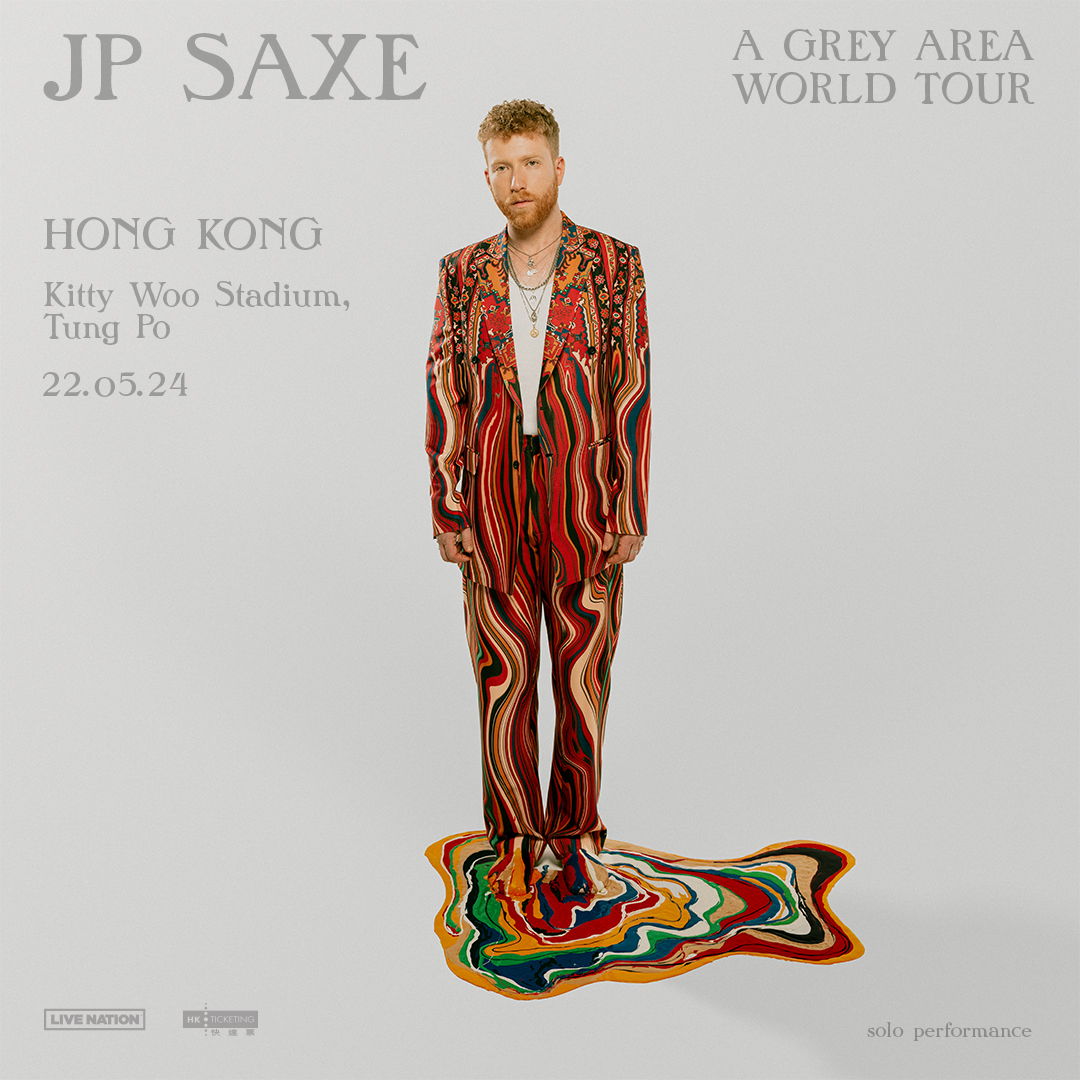 JP Saxe: A Gray Area World Tour in Hong Kong