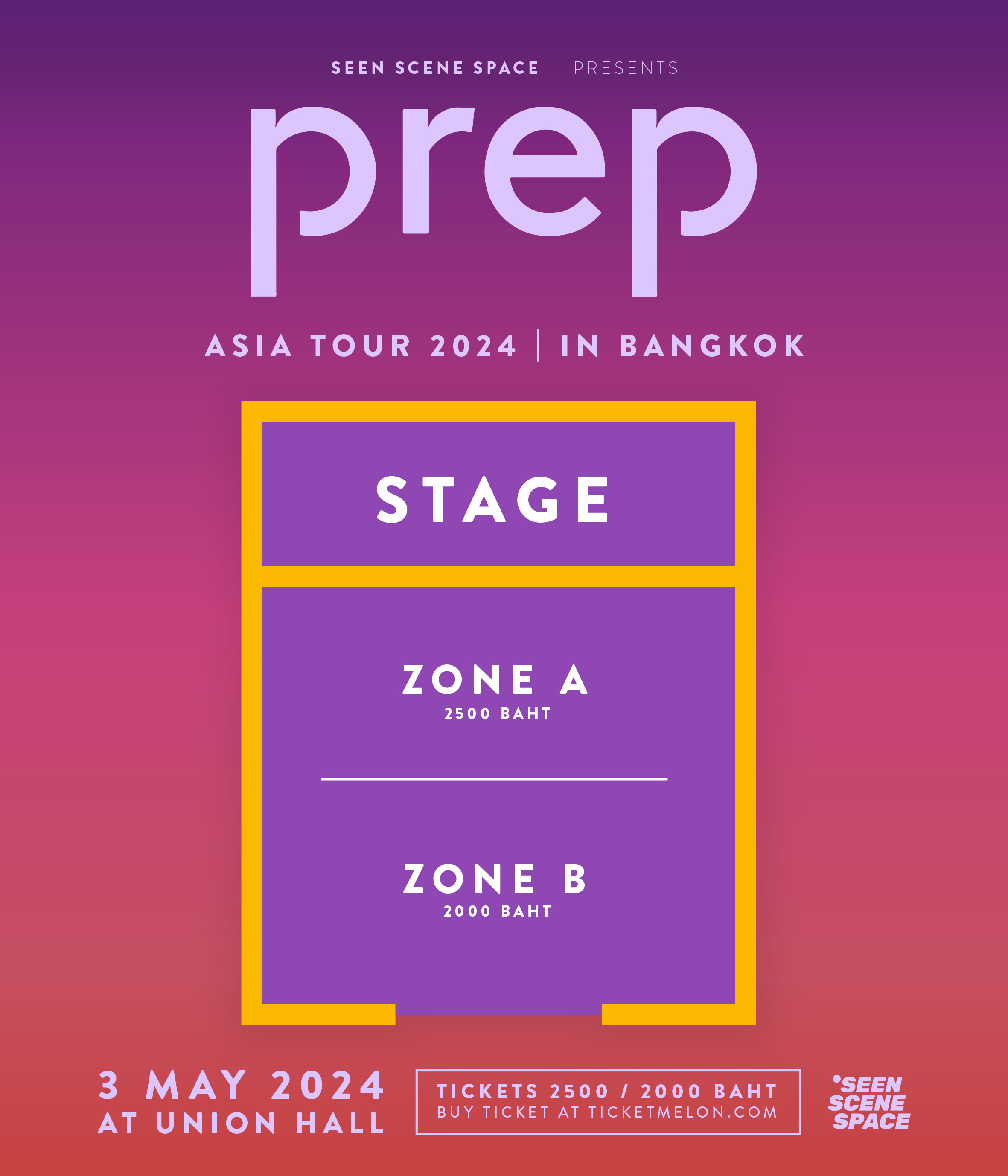 PREP Live in Bangkok Concert Union Hall Thailand