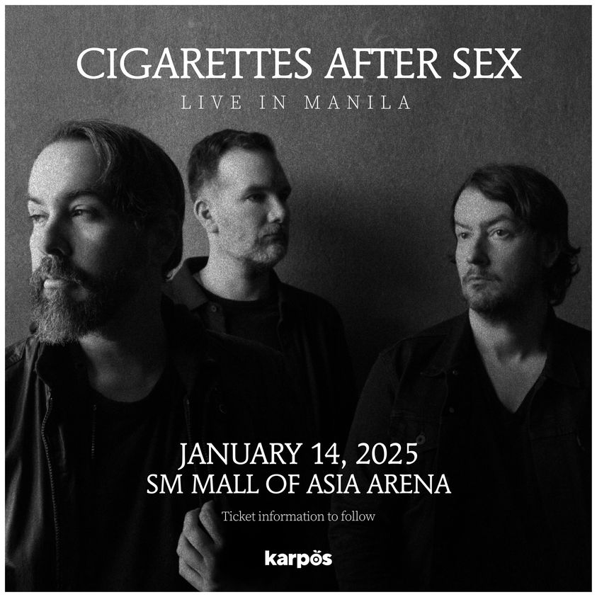 Cigarettes After Sex Concert 2025 Xs World Tour In Manila