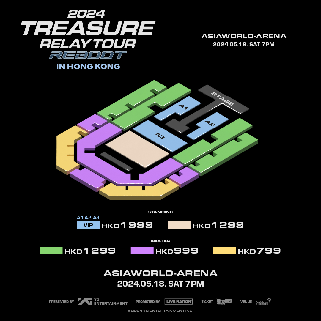 2024 TREASURE RELAY TOUR [REBOOT] IN HONG KONG Concert