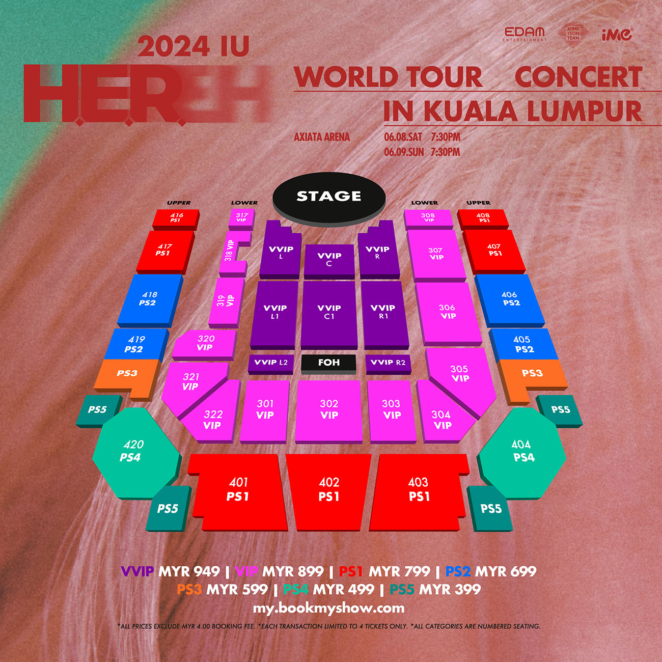 2024 IU H.E.R. World Tour Concert in Kuala Lumpur
