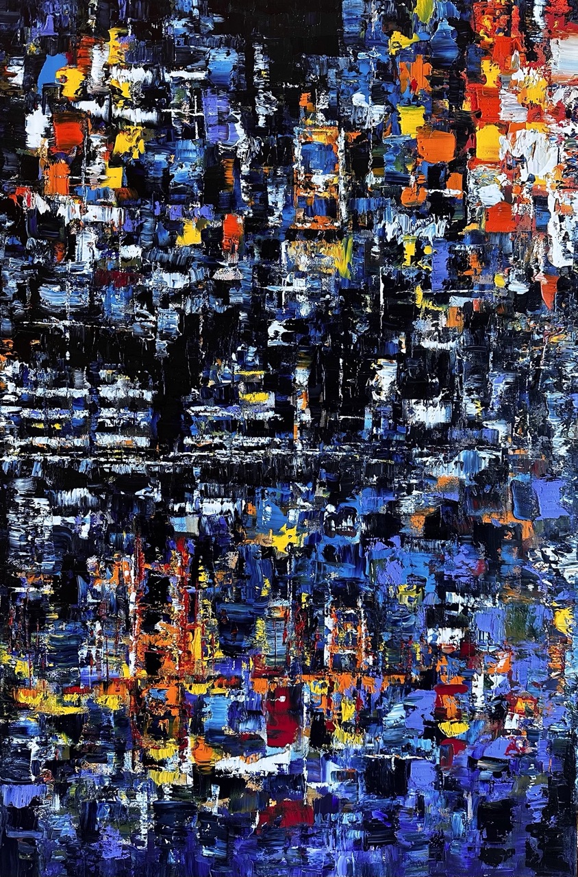 Joshua LEUNG - Memento I 2023 H92xW61cm Oil on canvas large