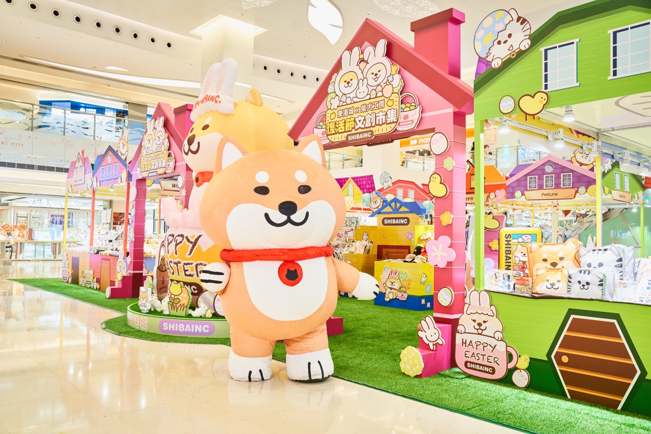 鬼馬的SHIBE雪比將會在商場不同樓層出沒，齊來捕捉其身影 大