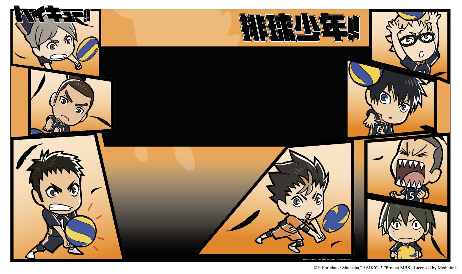 排球少年華山快閃店八大打卡點-Ｑ版怪人速攻大扭蛋