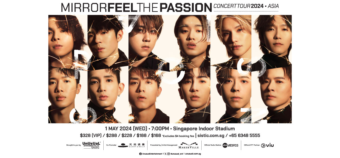 MIRROR FEEL THE PASSION CONCERT TOUR IN SINGAPORE 2024