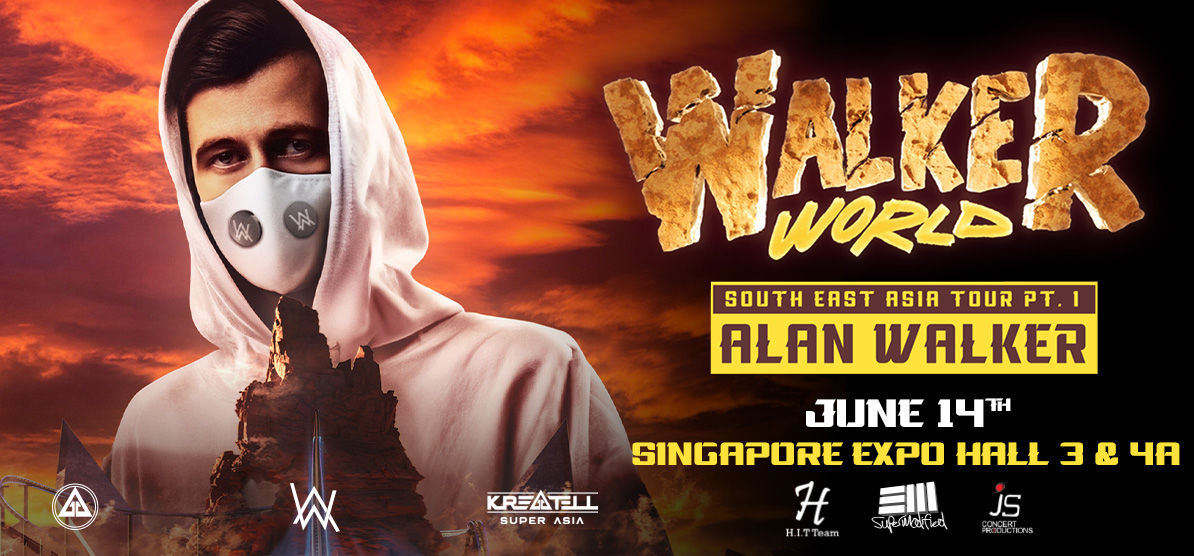 Alan Walker WALKERWORLD SOUTH EAST ASIA TOUR PT 1 SINGAPORE