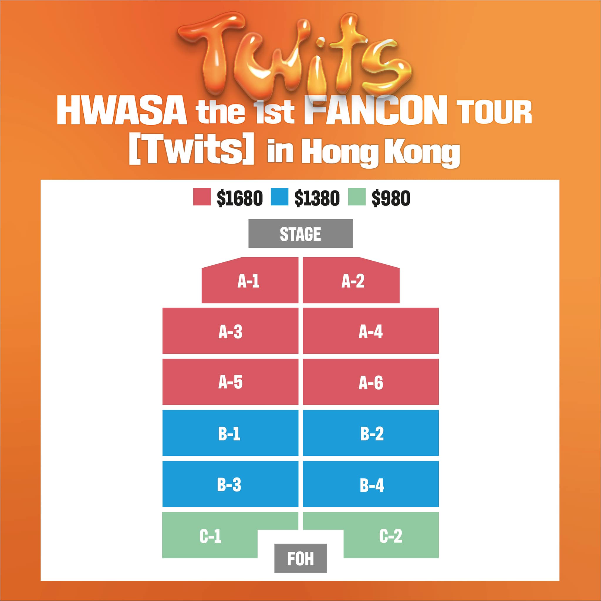 HWASA the 1st FANCON TOUR [Twits] in Hong Kong | Concert