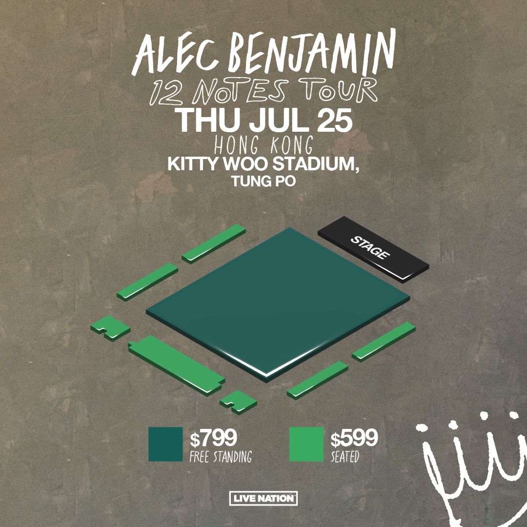 Alec Benjamin: 12 Notes Tour In Hong Kong 2024 | Concert