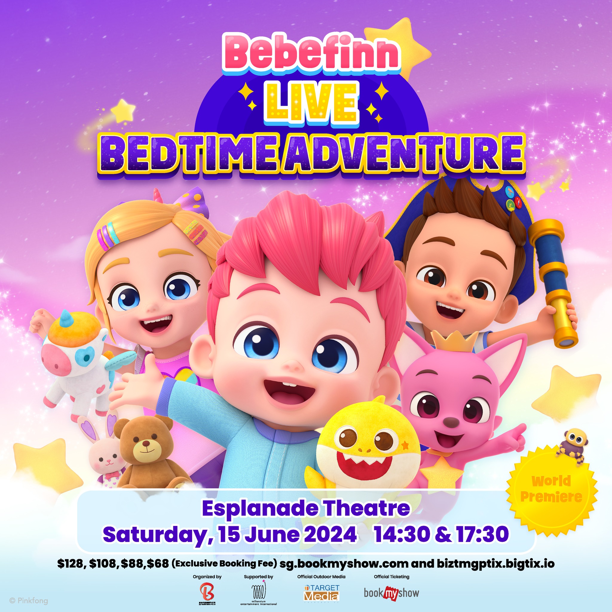 Singapore's premiere of Bebefinn LIVE ON STAGE – Bedtime Adventure