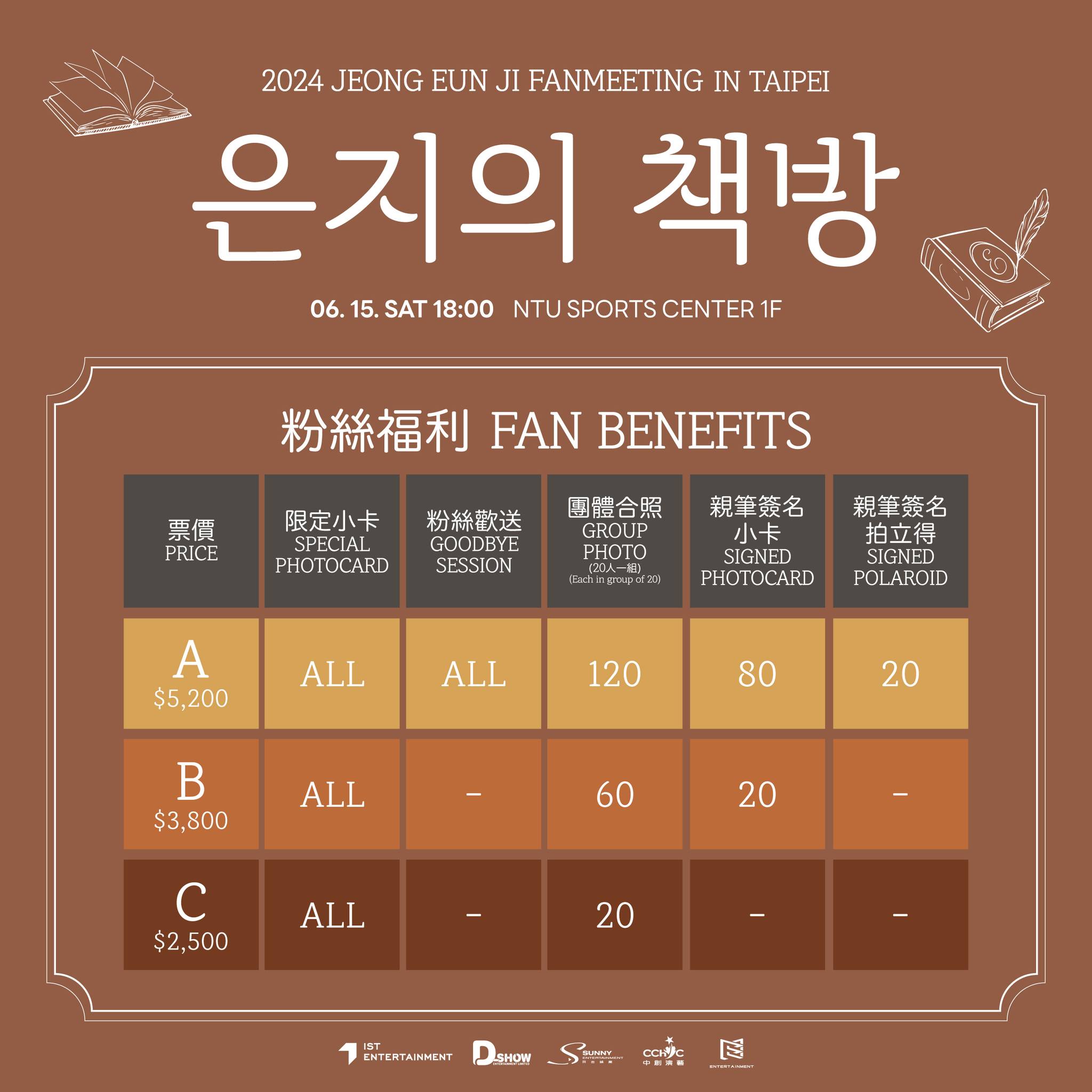 恩地見面會2024台北場粉絲福利