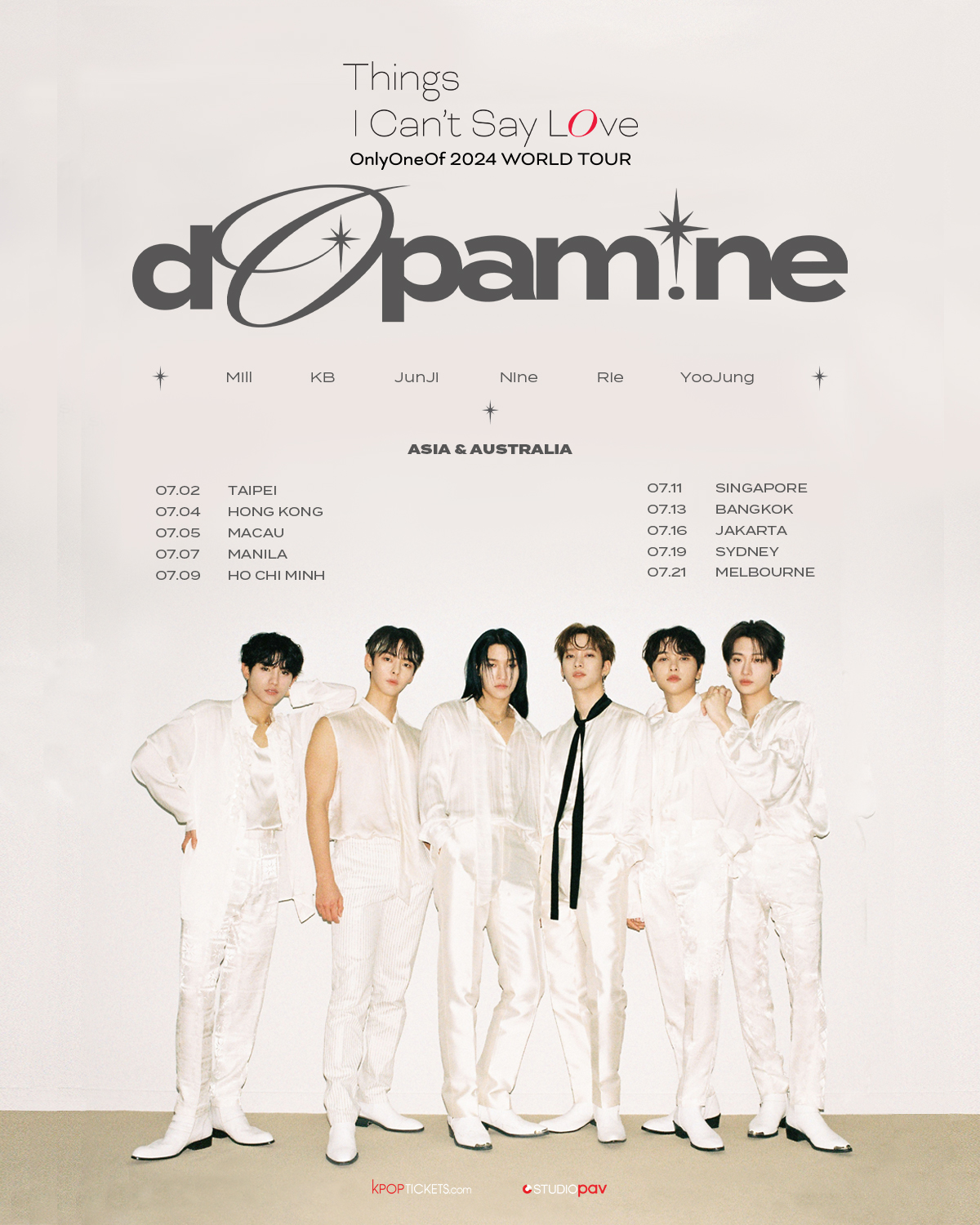 OnlyOneOf 2024 World Tour dOpamine in Taipei Concert