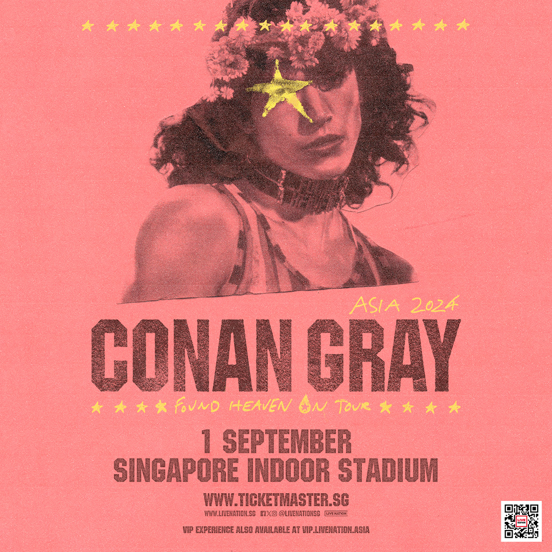 Conan Gray演唱会2024新加坡站｜Conan Gray – Found Heaven On Tour in Singapore