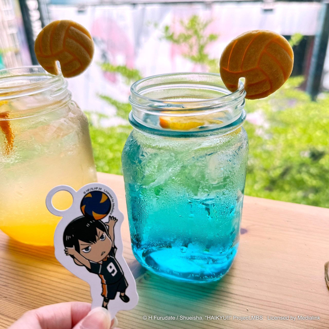 排球少年主題咖啡廳-飲料以角色的形象代表色進行發想